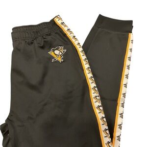 NHL Pittsburgh Penguins FOCO Black Track Pants Joggers Mens XL New